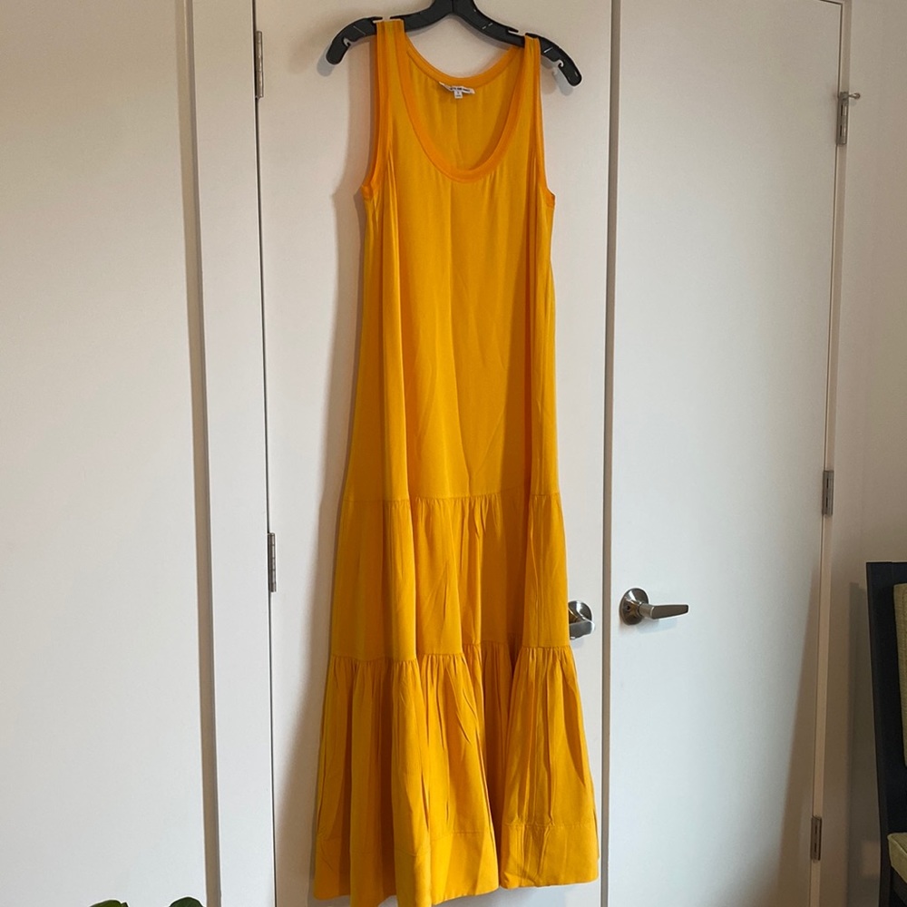 Golden maxi dress